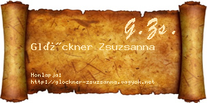 Glöckner Zsuzsanna névjegykártya
